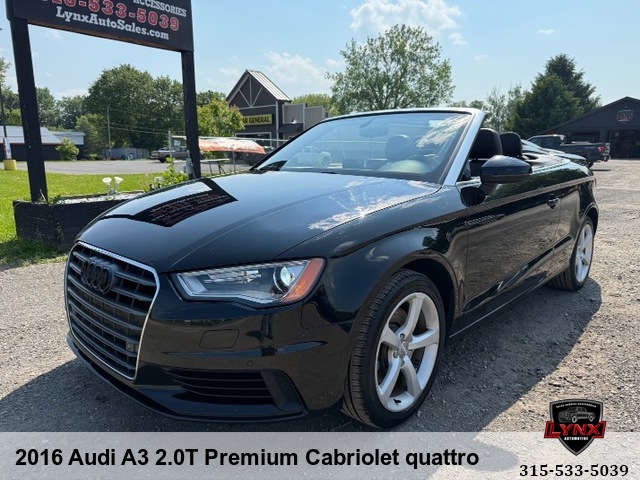 2016 Audi A3 2.0T Premium Cabriolet quattro S tronic