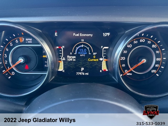 2022 Jeep Gladiator Willys