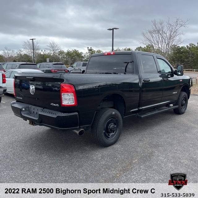 2022 RAM 2500 Bighorn Sport Midnight Crew Cab SWB