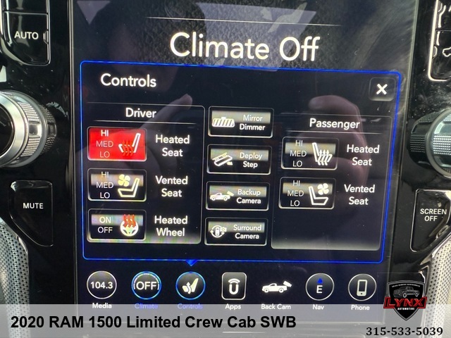 2020 RAM 1500 Limited Crew Cab SWB