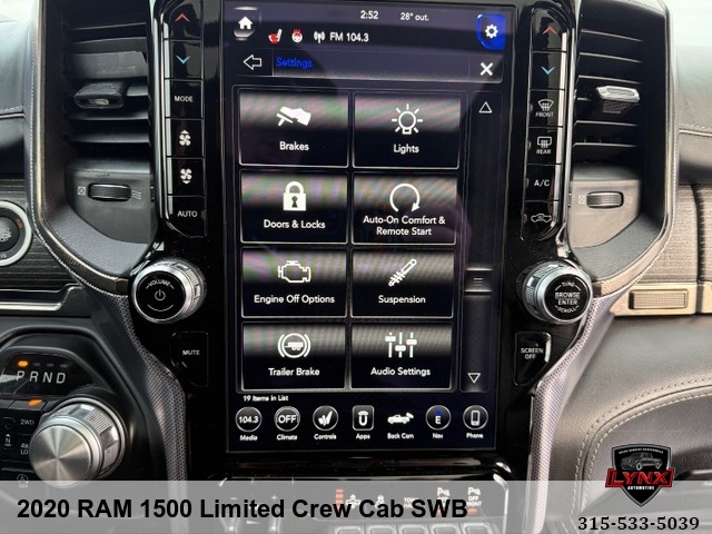 2020 RAM 1500 Limited Crew Cab SWB