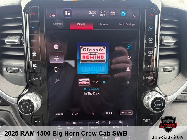 2025 RAM 1500 Big Horn Crew Cab SWB