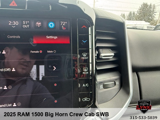 2025 RAM 1500 Big Horn Crew Cab SWB